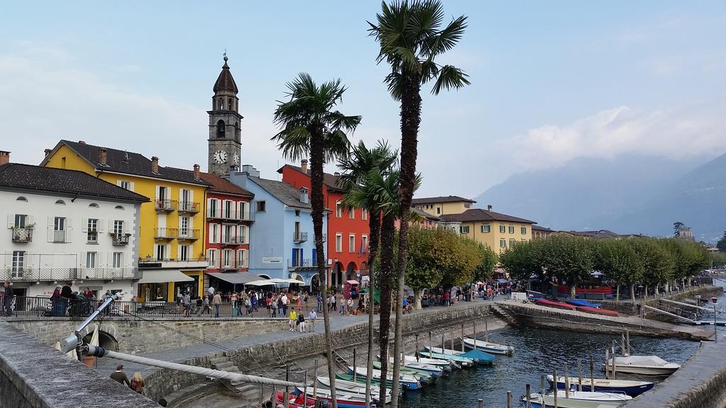 Locarno, Casa Pioda - Nahe Zentrum, Mit Balkon Und Parkplatz エクステリア 写真